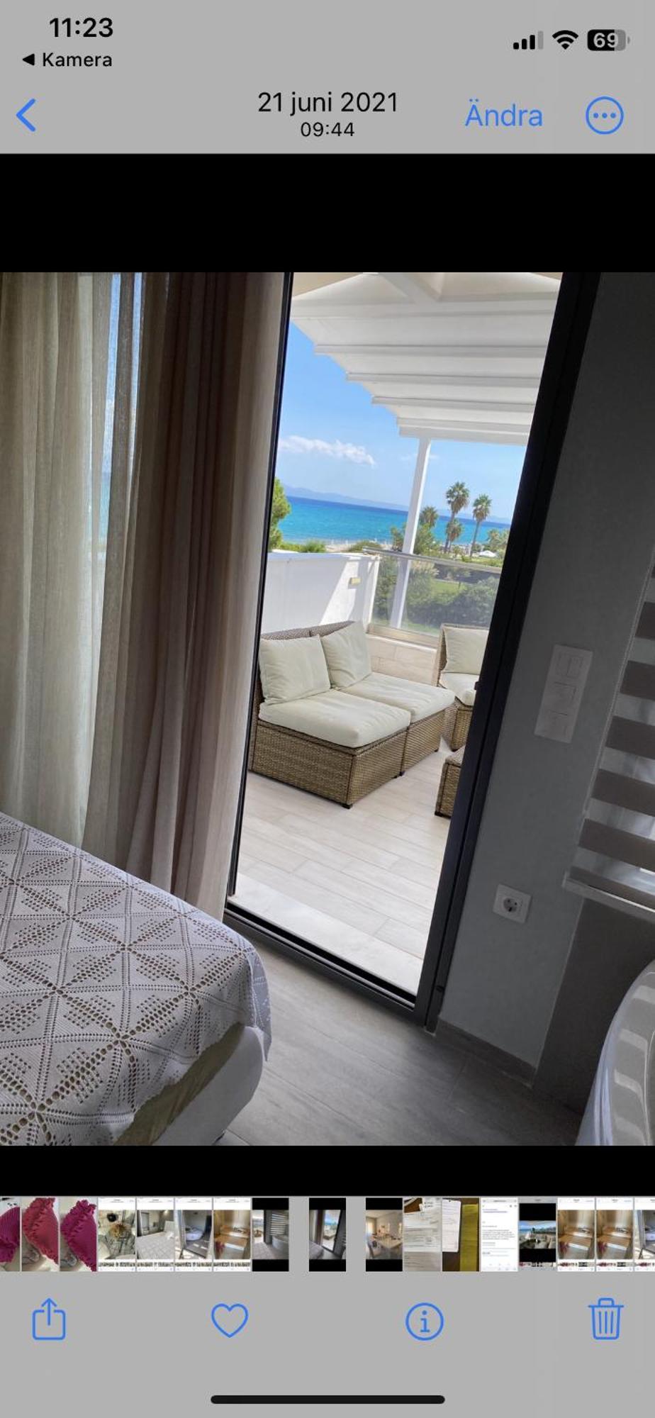 Villa Theodora In Front Of The Sea Hanioti Exterior photo